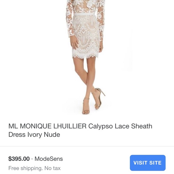 ml monique lhuillier calypso lace dress